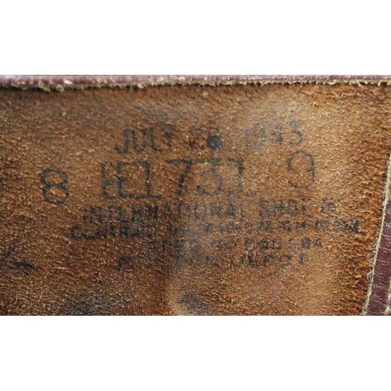 Bottes de saut, US Army, INTERNATIONAL SHOE COMPANY, 1942 - 1943