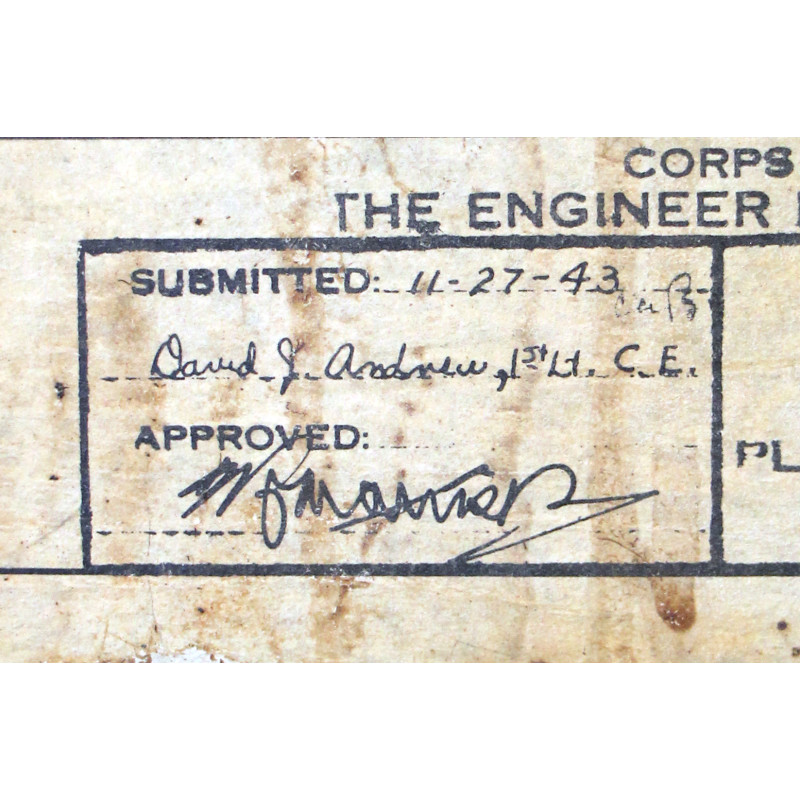 Caisse de transport, Demolition Equipment, Platoon, 1943