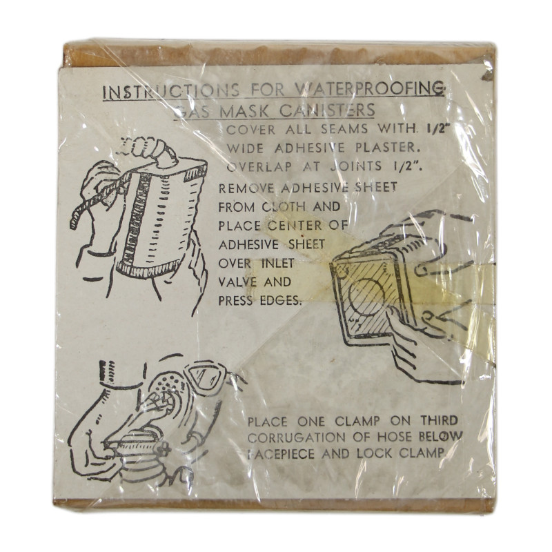 Kit d'étanchéification M1, masque à gaz, complet