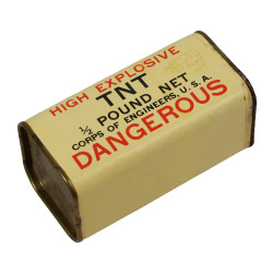 Box, TNT, ½ Pound, Empty, Normandy