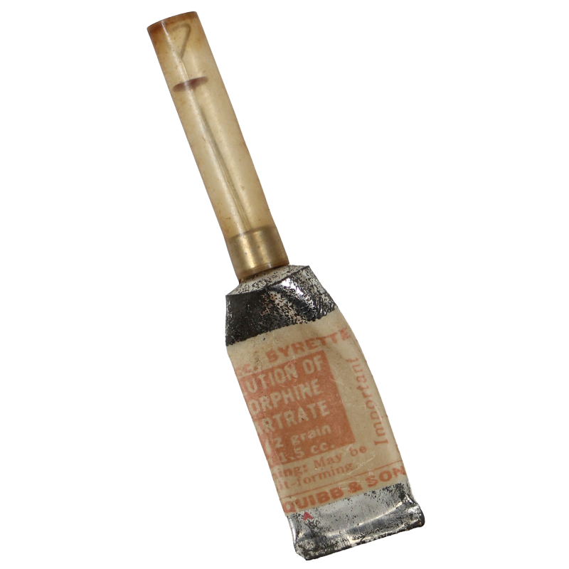 Syrette de morphine, E.R. SQUIBB & SONS, US Army Medical Department