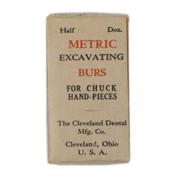 Fraises de dentiste, The Cleveland Dental Mfg. Co.