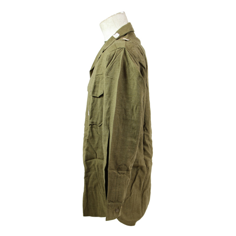Chemise moutarde, Special, 15 x 34, 1942, Raritan Shirt Co., état neuf