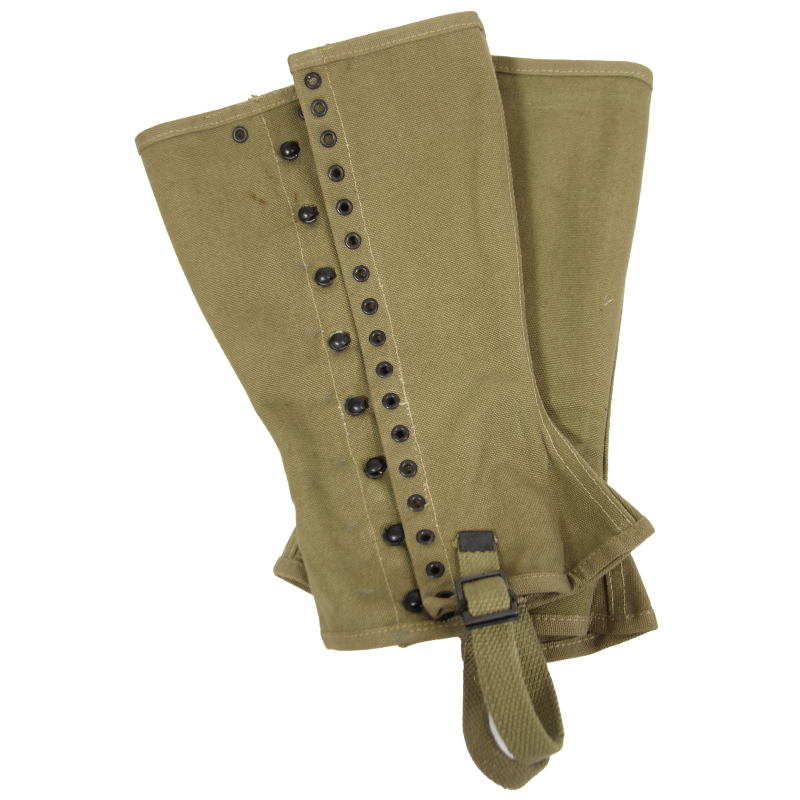 Leggings, Canvas, US Army, 3R, BRINDIS TANNING CO. 1941