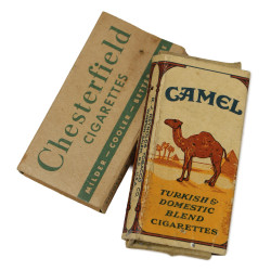Paquets de cigarettes de ration K, vides