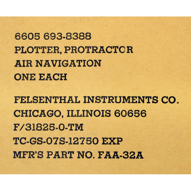 Rapporteur de navigation, Mk II, FELSENTHAL INSTRUMENTS CO., USAAF