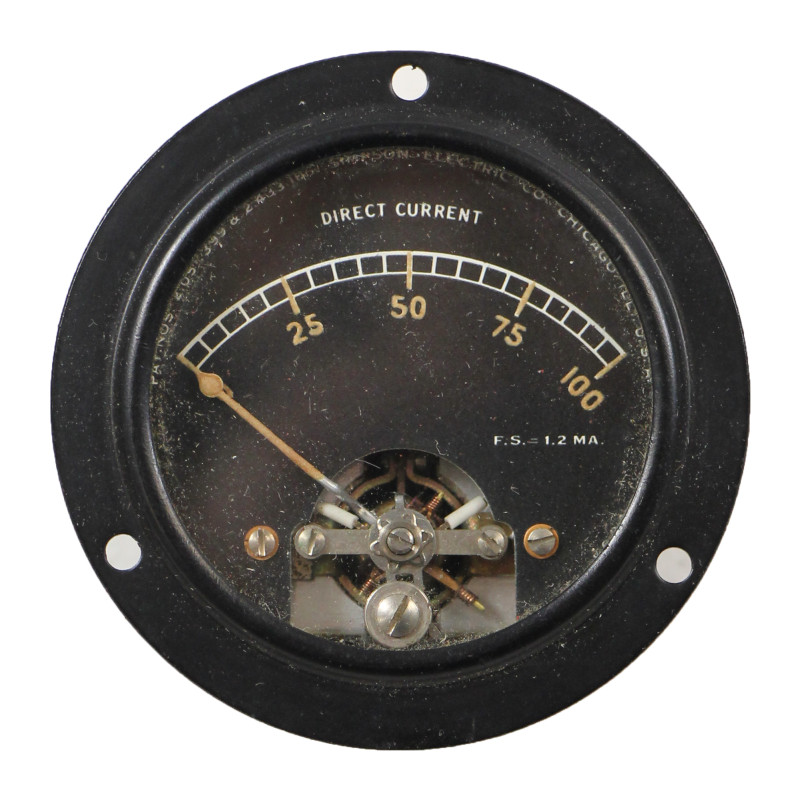 Ampèremètre, Simpson Electric Co., USAAF, dans sa boîte