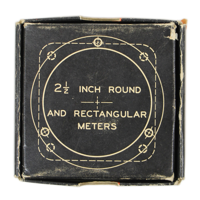 Ampèremètre, Simpson Electric Co., USAAF, dans sa boîte