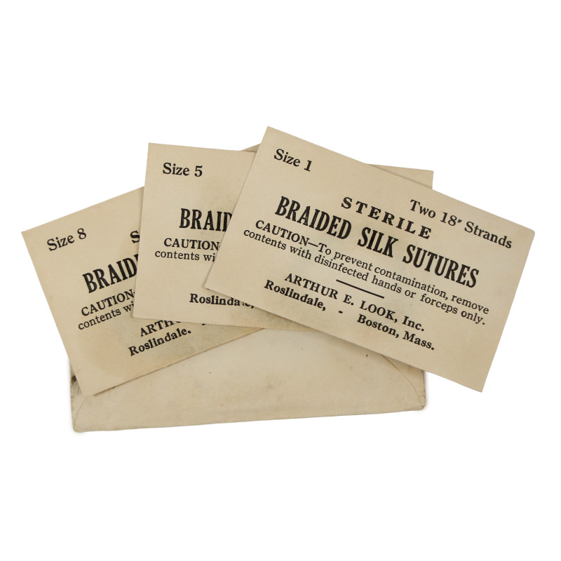 Fils de sutures cutanée, Medical Department, ARTHUR E. LOOK, Inc.