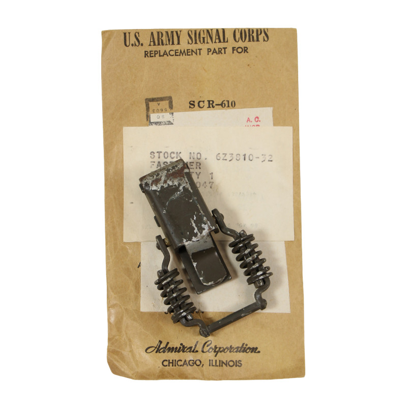 Attache pour radio SCR-610, US Army Signal Corps