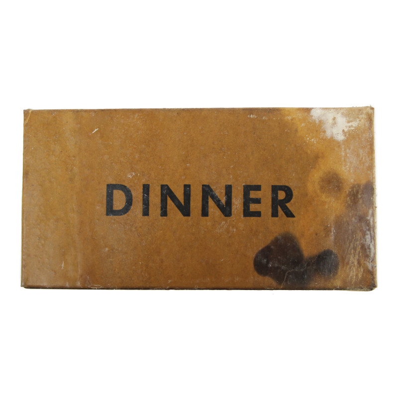 Ration, Type K, Dinner, complète, 1944, état neuf