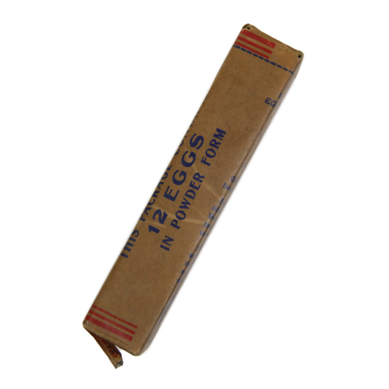 Boîte d'oeufs en poudre, ration