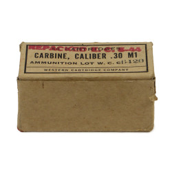 Boîte de cartouches, calibre .30 M1, WESTERN CARTRIDGE COMPANY, 1944