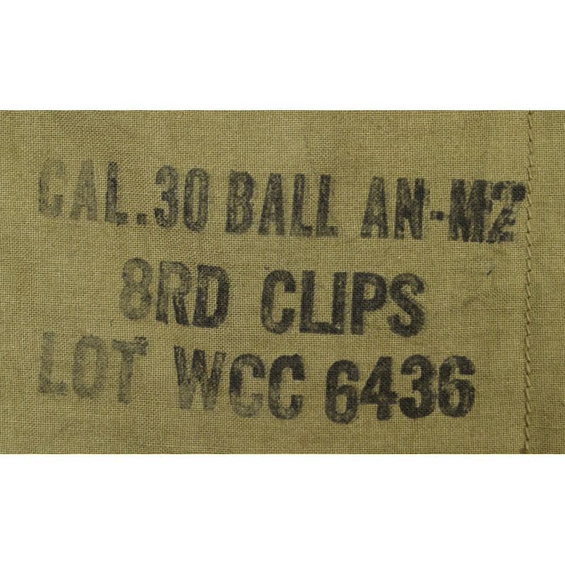 Bandoleer, M1 Garand, 2nd Pattern, WESTERN CARTRIDGE COMPANY