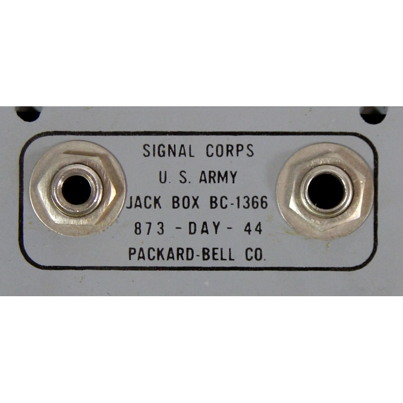 Box, Jack, BC-1366, USAAF, PACKARD-BELL CO. 1944, in Box