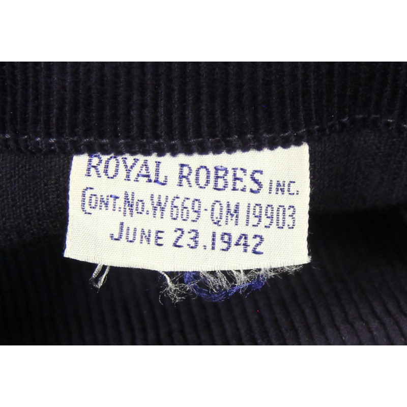 Peignoir d'hôpital MD USA, US Army Medical Department, ROYAL ROBES INC. 1942