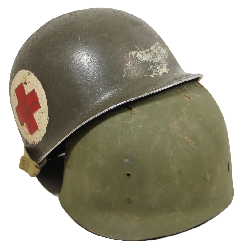 Casque M1, Medic, 2 croix, Liner Westinghouse