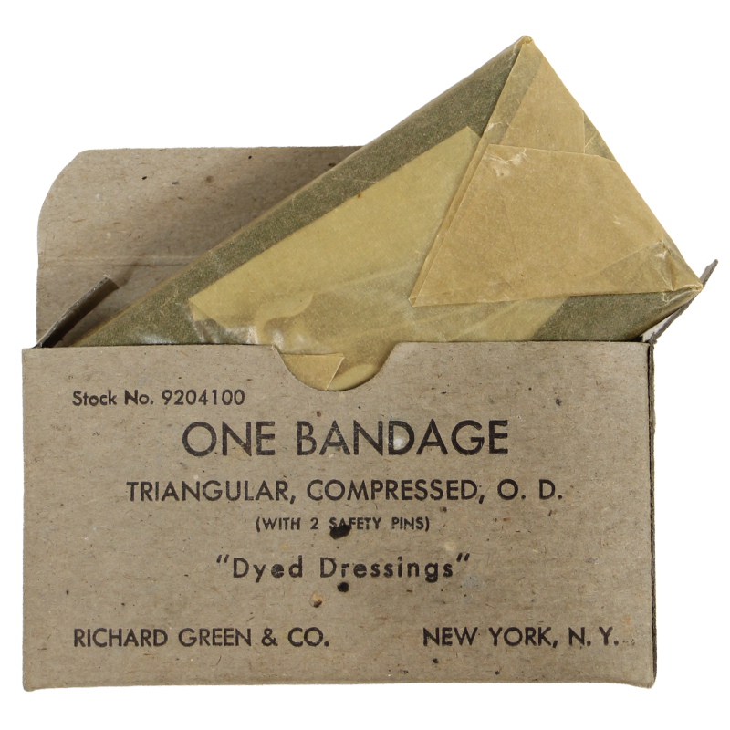 Bandage, Triangular, Sterilized, Item No. 9204100, RICHARD GREEN & CO.