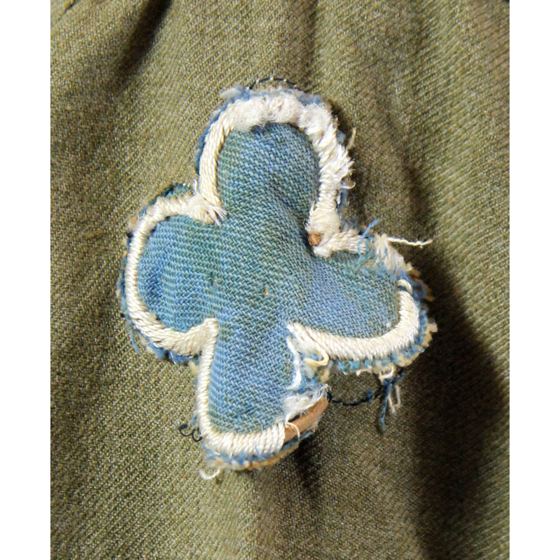Chemise moutarde, 15 ½ x 33, 1943, 88th Inf. Div., fabrication italienne