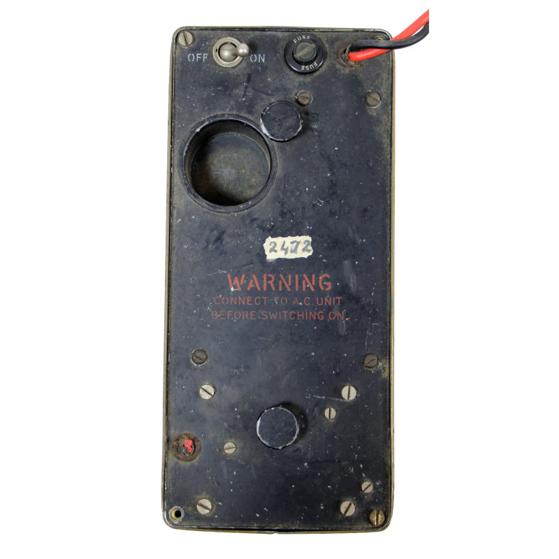 Boîtier d'alimentation, émetteur-récepteur Type 21 Mk II, SOE