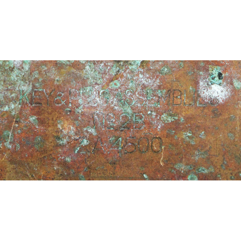 Manipulateur de morse britannique, W. T. 8 AMP N°2, complet