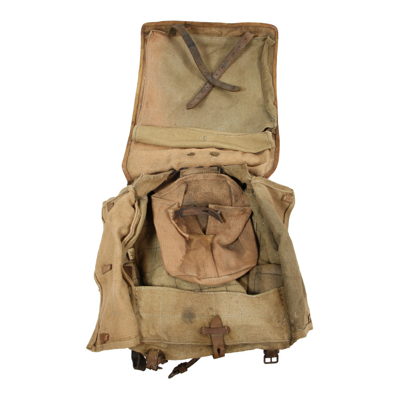 Harvesack, German, Tornister M34, Medic, 1943, Survie (Falaise Pocket)