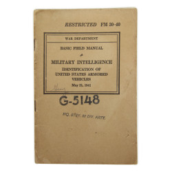 Manual, Field, FM 30-40, Sgt. Allen Guy, 171st Engineer Combat Bn.