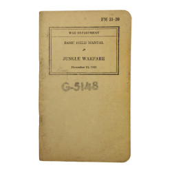 Manual, Field, FM 31-20 Jungle Warfare, Sgt. Allen Guy, 171st Engineer Combat Bn.
