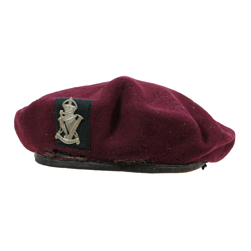 Beret, Maroon, KANGOL WEAR LIMITED 1945, 1st Bat. Royal Ulster Rifles