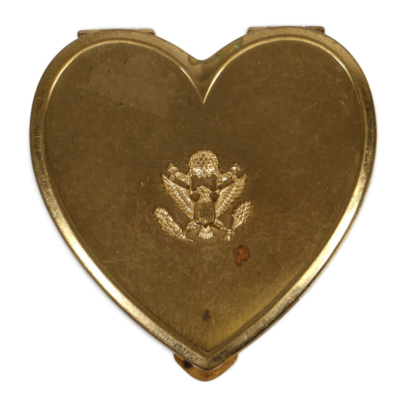 Poudrier en laiton, personnel féminin, SUPERB, US Army