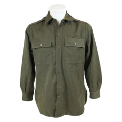 Chemise officier, US Army, chocolat, 15 x 32
