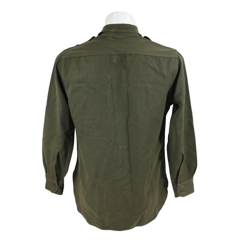 Chemise officier, US Army, chocolat, 15 x 32