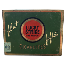 Boîte de cigarettes, LUCKY STRIKE, Flat Fifties