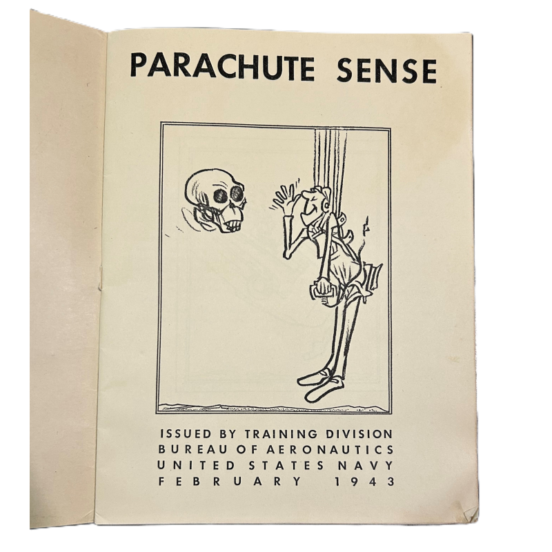 Livret éducatif, PARACHUTE SENSE, U.S. Navy, 1943