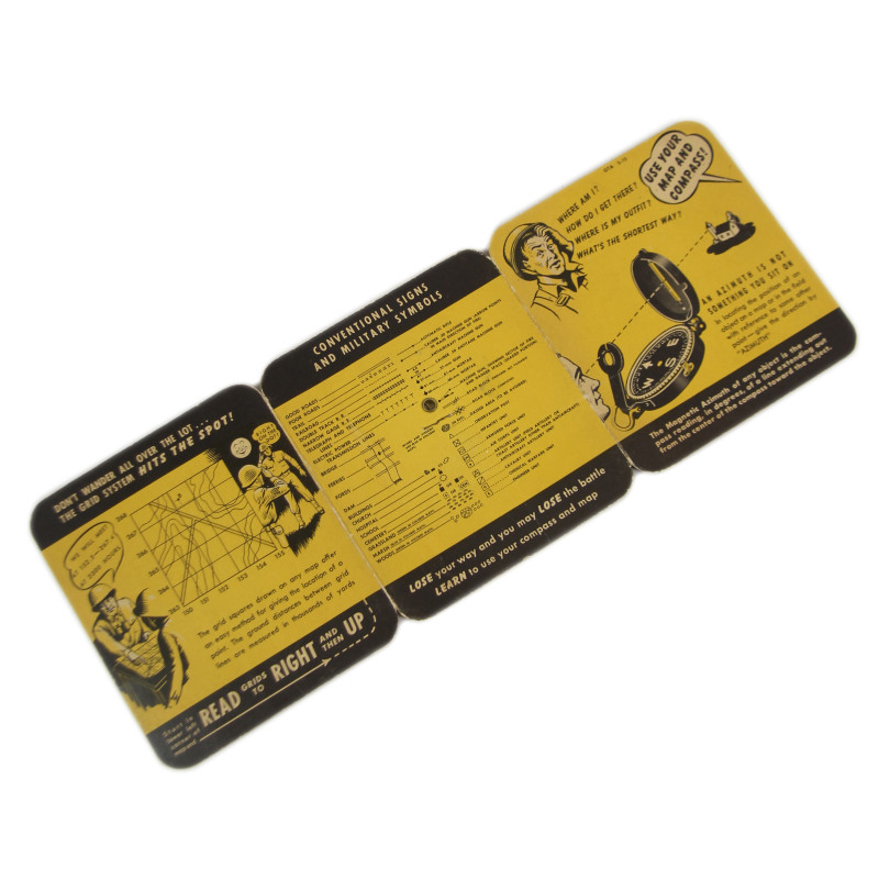 Guide d'utilisation de boussole, US Army