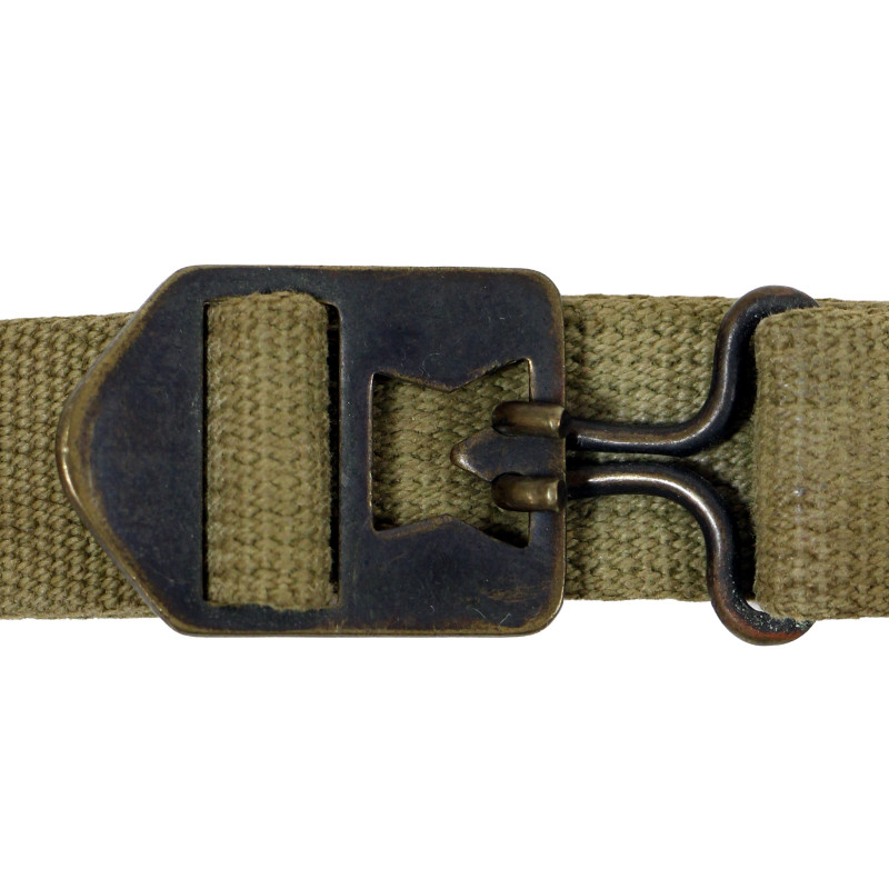 Jugulaire en toile pour casque M1, Sgt. Ray Pavey, Co. E, 1303rd Engineer General Service Regiment, ETO & PTO