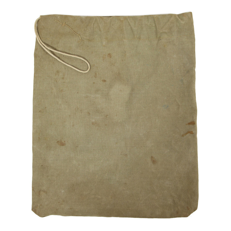 Sac en toile, effets personnels, 1st Lt. Odmor Skjelbostad, 361th FS, 356th FG, 8th Air Force, USAAF, ETO