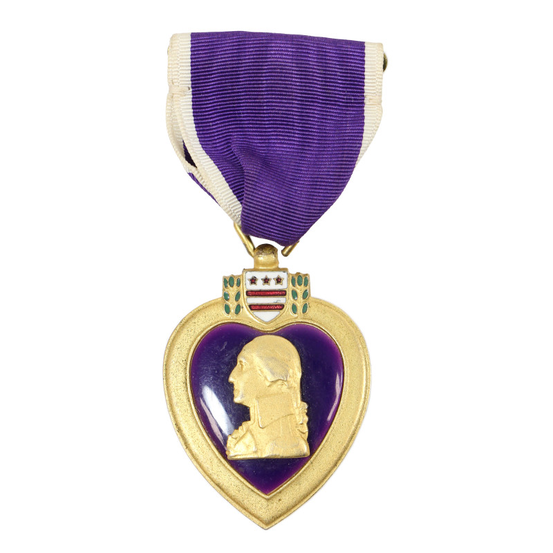 Grouping, Purple Heart, 1st Sgt. Russell Wilmarth, Co. E, 502nd PIR, 101st Airborne Division, D-Day