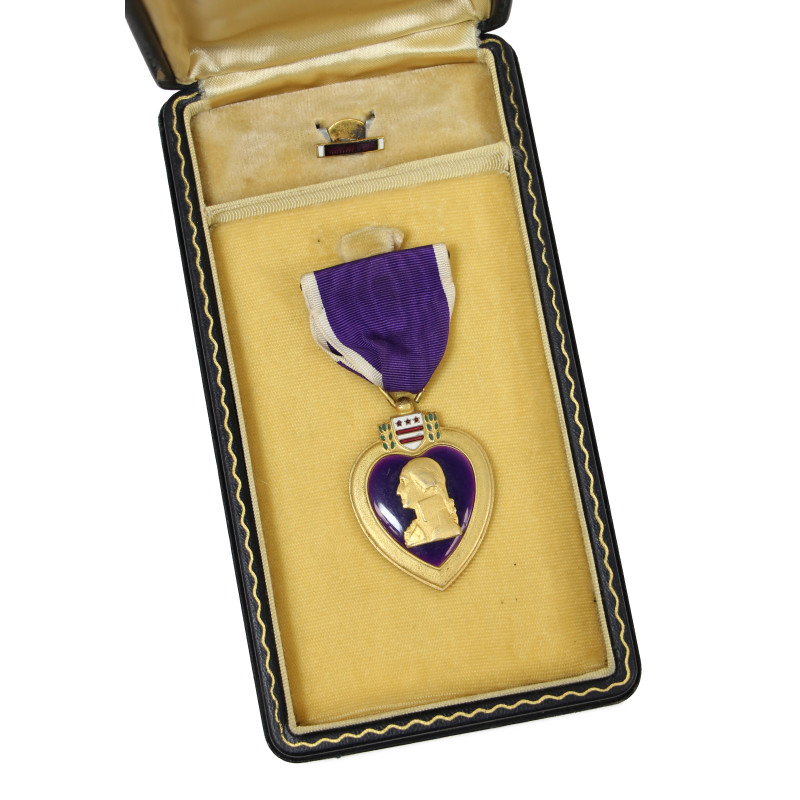 Grouping, Purple Heart, 1st Sgt. Russell Wilmarth, Co. E, 502nd PIR, 101st Airborne Division, D-Day
