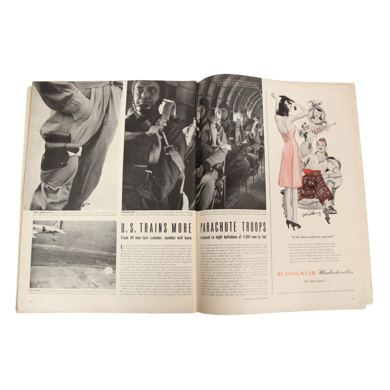 Magazine LIFE, 12 mai 1941, "U.S. Army Parachutist"