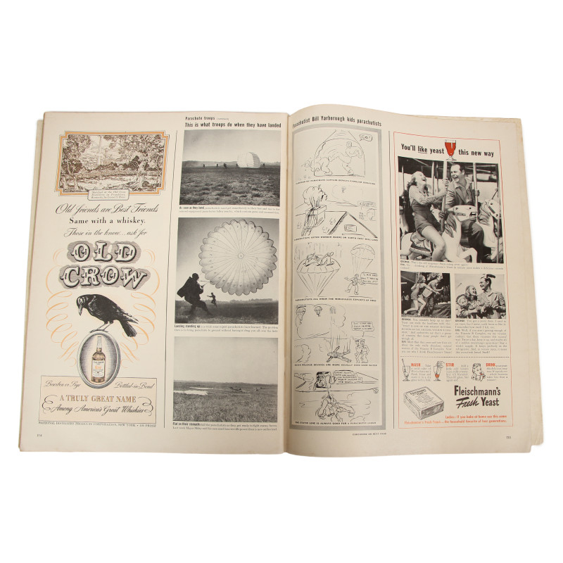 Magazine LIFE, 12 mai 1941, "U.S. Army Parachutist"