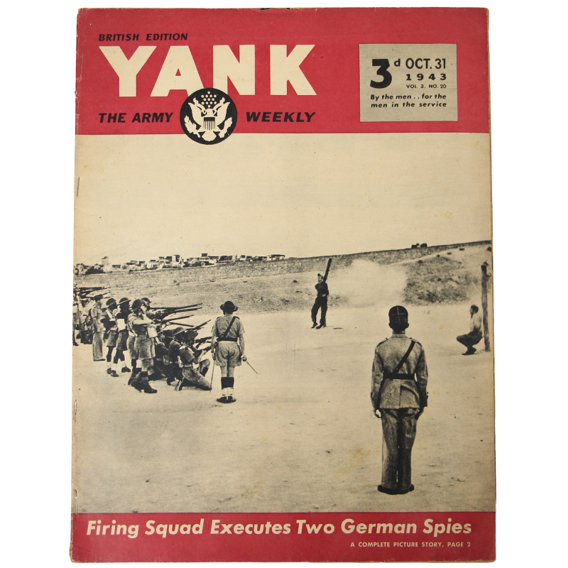 Magazine YANK, 31 octobre 1943, British Edition