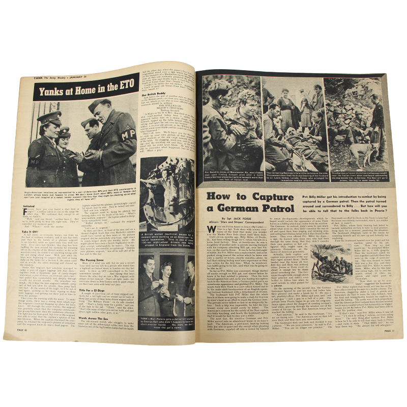 Magazine YANK, 23 janvier 1944, British Edition