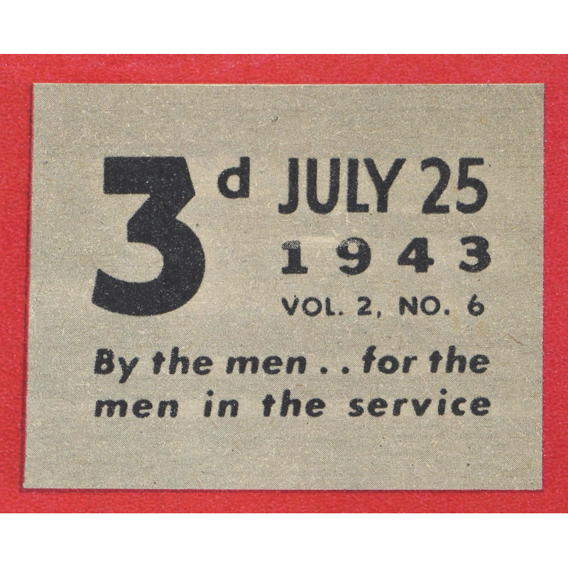 Magazine YANK, British Edition, 25 juillet 1943