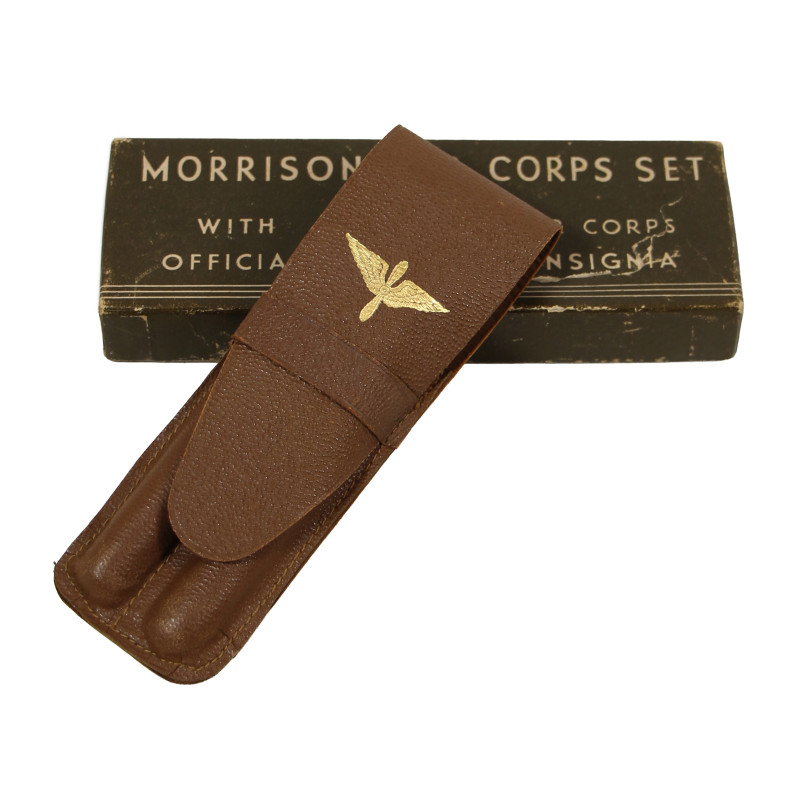 Set, Fountain Pen and Mechanical Pencil, MORRISSON FOUNTAIN PEN CO., Air Corps