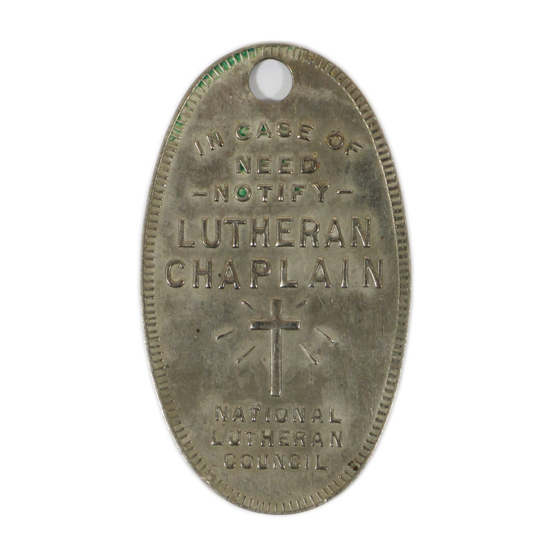 Médaillon religieux, Military Personnel, National Lutheran Council