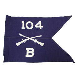 Guidon, Company B, 104th Infantry Regiment, 26th Infantry Division
