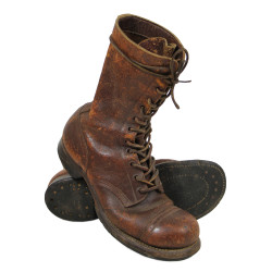 Bottes de saut, US Army, INTERNATIONAL SHOE COMPANY, 1943, pointure 6 ½ C
