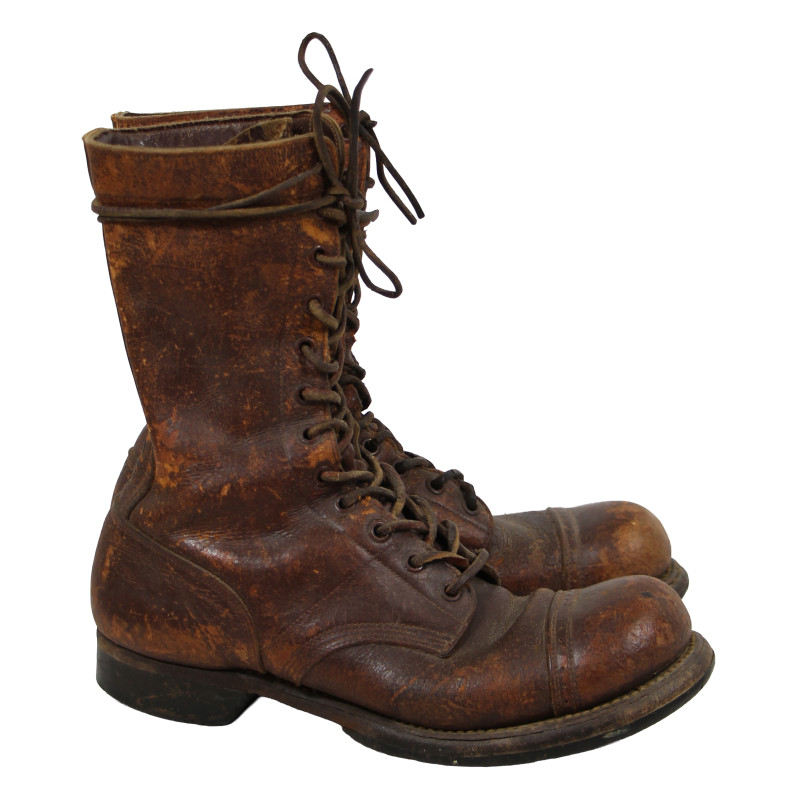 Bottes de saut, US Army, INTERNATIONAL SHOE COMPANY, 1943, pointure 6 ½ C