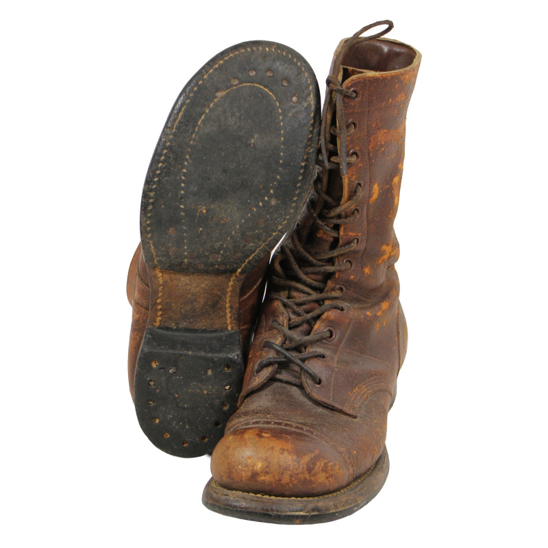 Bottes de saut, US Army, INTERNATIONAL SHOE COMPANY, 1943, pointure 6 ½ C